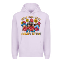 Lilac Relax We All Crazy It's Not Competition Premium Hoodie - texasbilliewilder