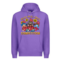 Purple Relax We All Crazy It's Not Competition Premium Hoodie - texasbilliewilder