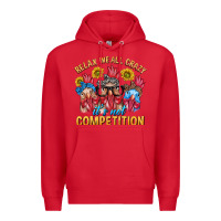 Red Relax We All Crazy It's Not Competition Premium Hoodie - texasbilliewilder