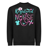 Black registered nurse rn Heavyweight Sweatshirt - BarkalooDesign