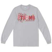 Moon Dust she is strong proverbs 31 25 Long Sleeve Tee - MaliasSmallBusiness