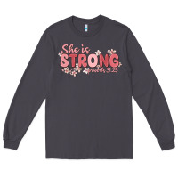Smoke she is strong proverbs 31 25 Long Sleeve Tee - MaliasSmallBusiness
