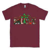 Burgundy believe santa claus christmas Classic Tee - Jasminsmagicworld