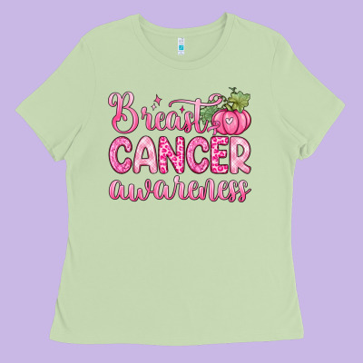 Breast Cancer Awareness Ladies Tee Designed By Zillion Design Studio