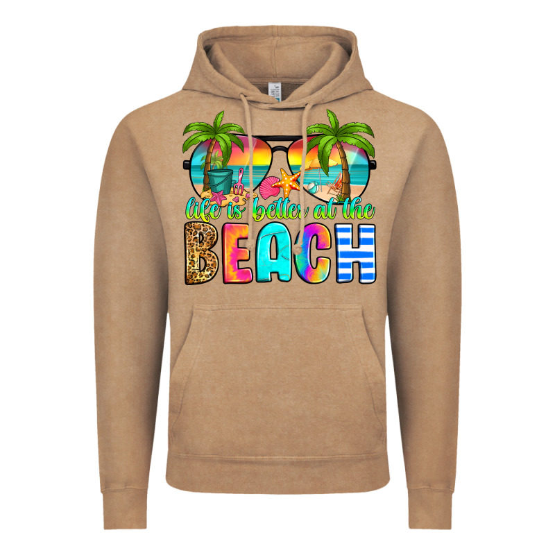 Life Is Better At The Beach Vintage Hoodie by RanaPortraitStore | Teevron