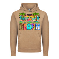 Vintage Coffee life is better at the beach Vintage Hoodie - RanaPortraitStore