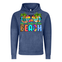 Vintage Denim life is better at the beach Vintage Hoodie - RanaPortraitStore