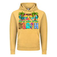 Vintage Mustard life is better at the beach Vintage Hoodie - RanaPortraitStore
