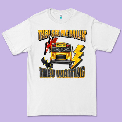 They See Me Rollin They Waiting Premium Tee Designed By Texasbilliewilder