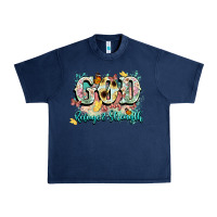 Navy god is my refugee and strength Urban Heavy Tee - NancyCooperArtShop