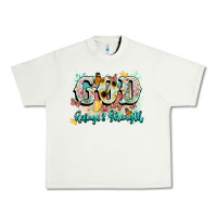 Pistachio god is my refugee and strength Urban Heavy Tee - NancyCooperArtShop