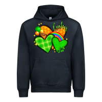 Navy St. Patrick's Day hearts St. Patricks day Urban Hoodie - HowdyJamesFarm