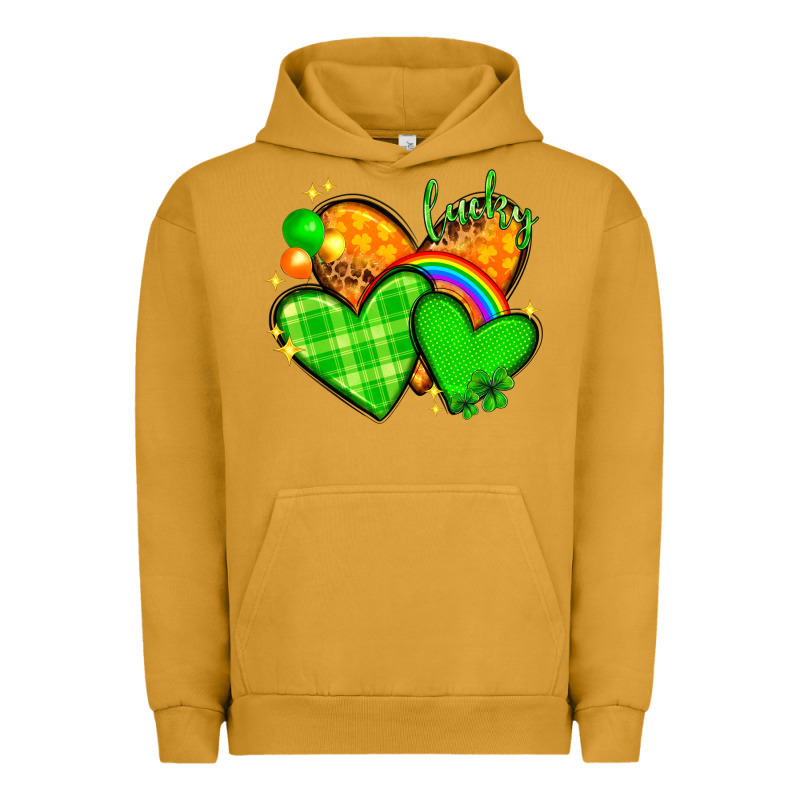 St. Patrick's Day Hearts St. Patricks Day Urban Hoodie by HowdyJamesFarm | Teevron