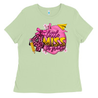 Little Miss 4th Grade Ladies Tee | Teevron