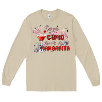 Mushroom even cupid need a margarita Long Sleeve Tee - MaliasSmallBusiness