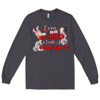 Smoke even cupid need a margarita Long Sleeve Tee - MaliasSmallBusiness