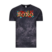 Cloud Black xoxo roses and keys Vintage Tee - AdoDesignShop