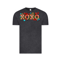 Vintage Black xoxo roses and keys Vintage Tee - AdoDesignShop