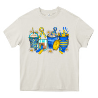 Cream down syndrome coffee cups Heavy Core Tee - Zillion Design Studio