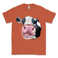 Copper Cute Holstein Face Classic Tee - LillyAllenDesigns