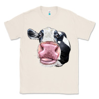 Natural Cute Holstein Face Classic Tee - LillyAllenDesigns
