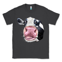 Smoke Cute Holstein Face Classic Tee - LillyAllenDesigns