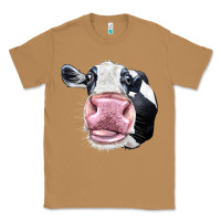 Toasted Coconut Cute Holstein Face Classic Tee - LillyAllenDesigns