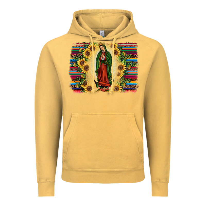 Serape Our Lady Of Guadalupe Vintage Hoodie by JahusDesignShop | Teevron