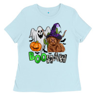 Baby Blue boohaw Ladies Tee - Zillion Design Studio