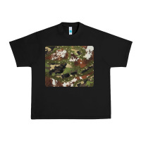 Black black and brown cowhide camouflage Urban Heavy Tee - BarkalooDesign