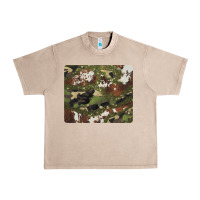 French Oak black and brown cowhide camouflage Urban Heavy Tee - BarkalooDesign
