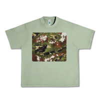Oil Green black and brown cowhide camouflage Urban Heavy Tee - BarkalooDesign