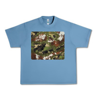 Pebble Blue black and brown cowhide camouflage Urban Heavy Tee - BarkalooDesign