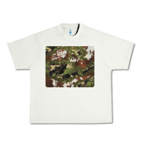 Pistachio black and brown cowhide camouflage Urban Heavy Tee - BarkalooDesign