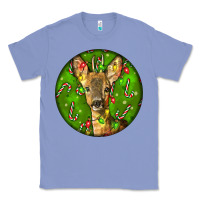 Colony Blue red brocket deer christmas Classic Tee - LillyAllenDesigns