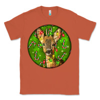 Copper red brocket deer christmas Classic Tee - LillyAllenDesigns
