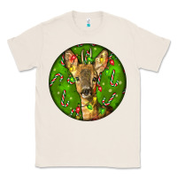 Natural red brocket deer christmas Classic Tee - LillyAllenDesigns