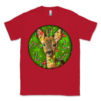 Red red brocket deer christmas Classic Tee - LillyAllenDesigns