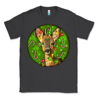 Smoke red brocket deer christmas Classic Tee - LillyAllenDesigns