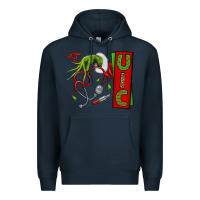 Navy Christmas Character Premium Hoodie - NancyCooperArtShop