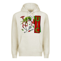 Oatmeal Heather Christmas Character Premium Hoodie - NancyCooperArtShop
