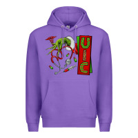 Purple Christmas Character Premium Hoodie - NancyCooperArtShop
