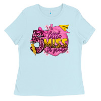 Baby Blue little miss 5th grade Ladies Tee - texasbilliewilder
