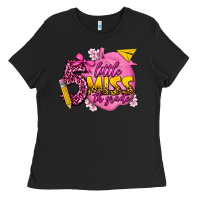 Black little miss 5th grade Ladies Tee - texasbilliewilder