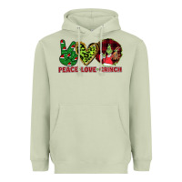 Matcha Peace Love Grinch Heavyweight Hoodie - Bettercallsaul