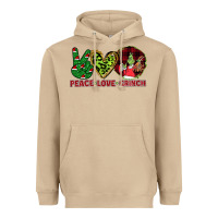 Mushroom Peace Love Grinch Heavyweight Hoodie - Bettercallsaul