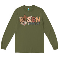 Army Green risen indeed Long Sleeve Tee - MaliasSmallBusiness