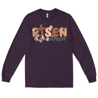 Plum risen indeed Long Sleeve Tee - MaliasSmallBusiness
