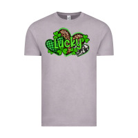 Vintage Zinc st patricks day lucky western hearts Vintage Tee - Artiststas
