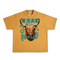 Peanut Butter i'm freakin freezin long haired cow Urban Heavy Tee - Jasminsmagicworld
